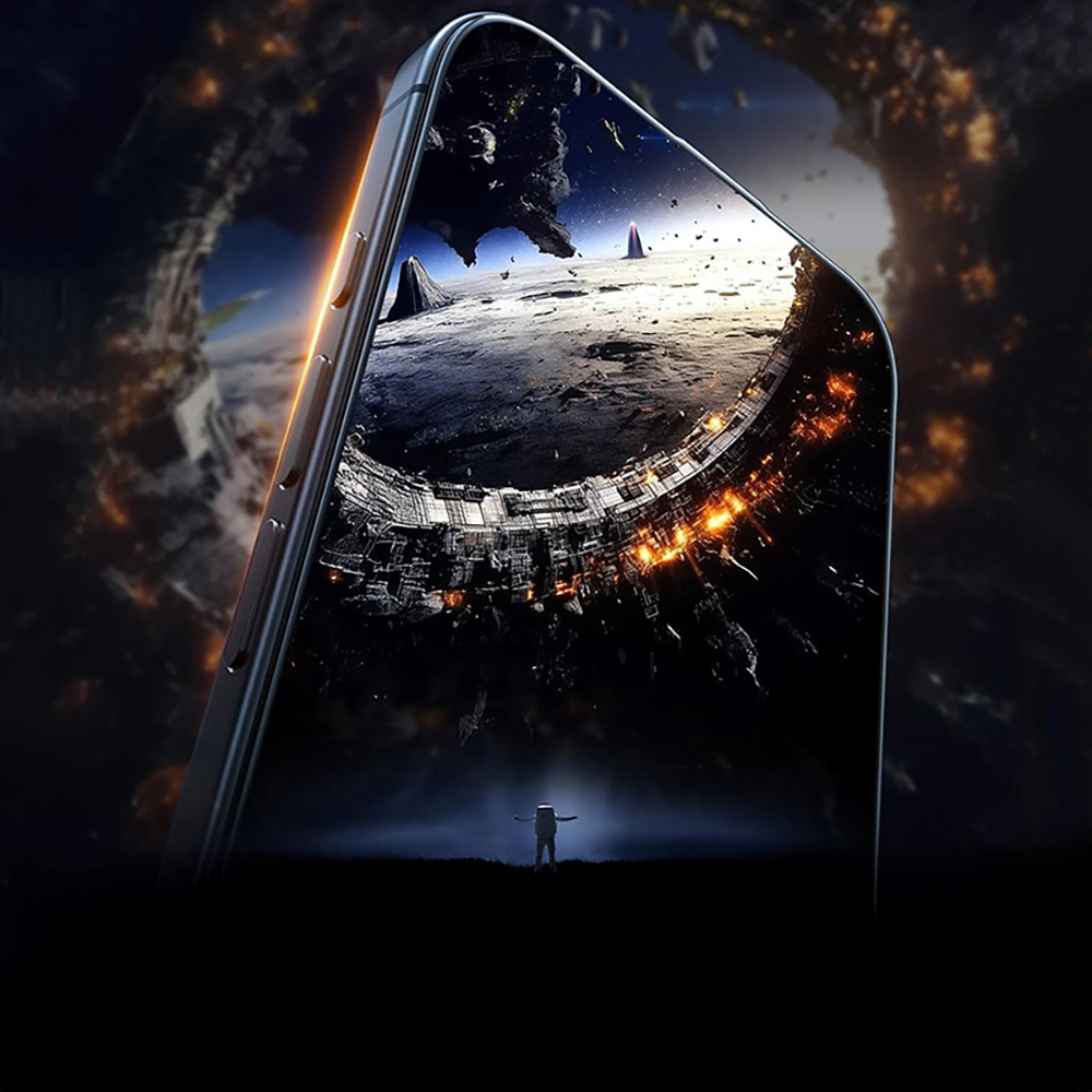 Apple iPhone 17 Air Uyumlu Zore Etnaa Cam Ekran Koruyucu - 1