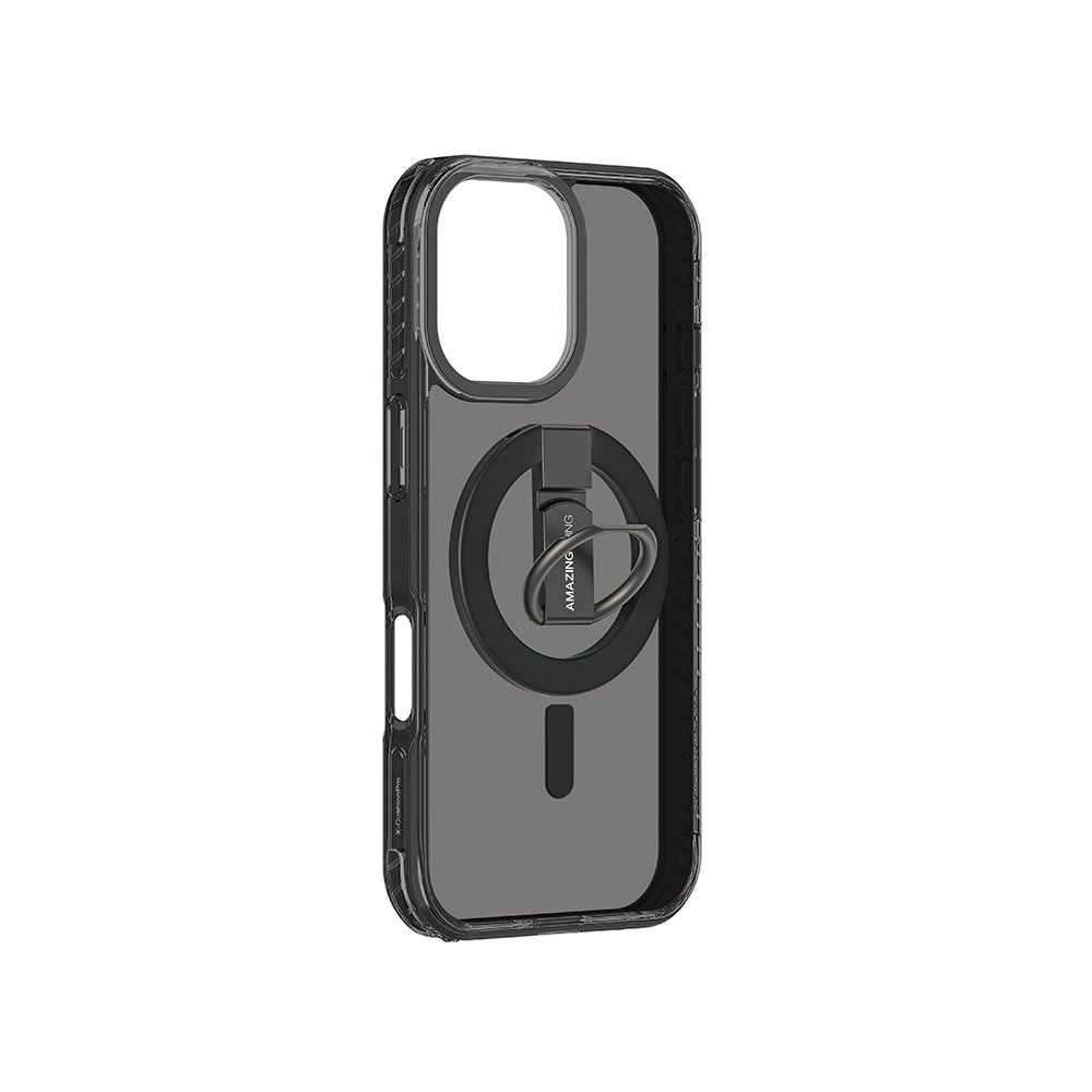 Apple iPhone 17 Uyumlu Kılıf M-safe Şarj Özellikli Yüzük Standlı Amazingthing Titan Pro Serisi Kapak - 2