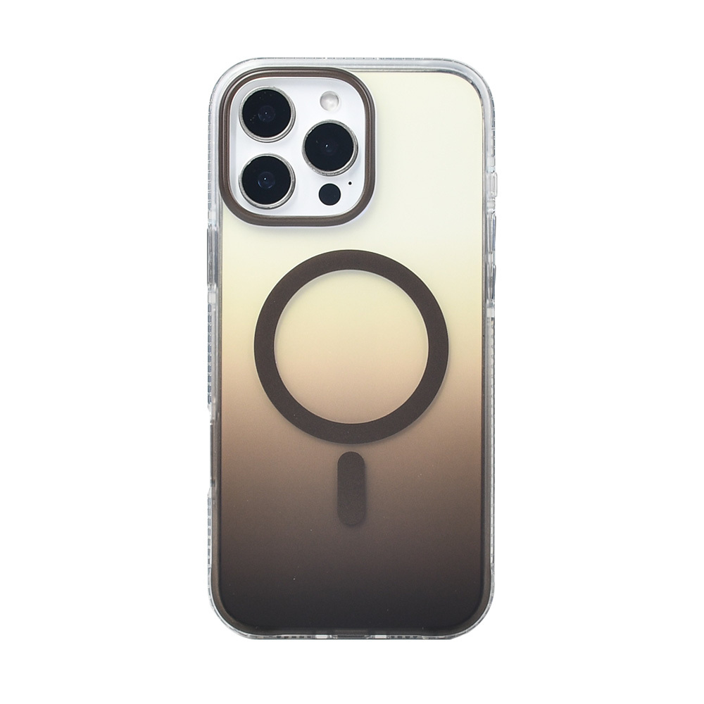 Apple iPhone 16 Pro Max Uyumlu Kılıf M-safe Şarj Özellikli Transparan Renk Geçişli Zore Toros Kapak - 5