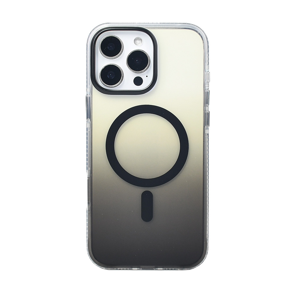 Apple iPhone 16 Pro Max Uyumlu Kılıf M-safe Şarj Özellikli Transparan Renk Geçişli Zore Toros Kapak - 7