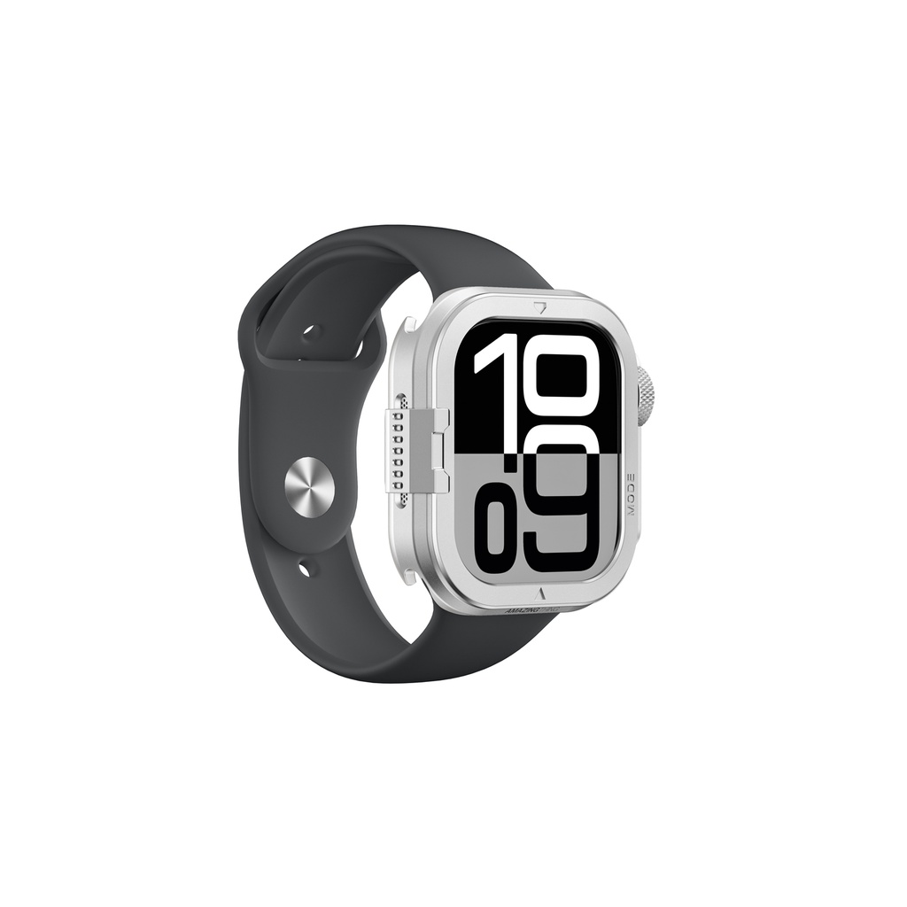 Apple Watch 10 46mm Uyumlu Amazingthing Premium Armor Fit FullGuard Metal Kasa ve Ekran Koruyucu - 6