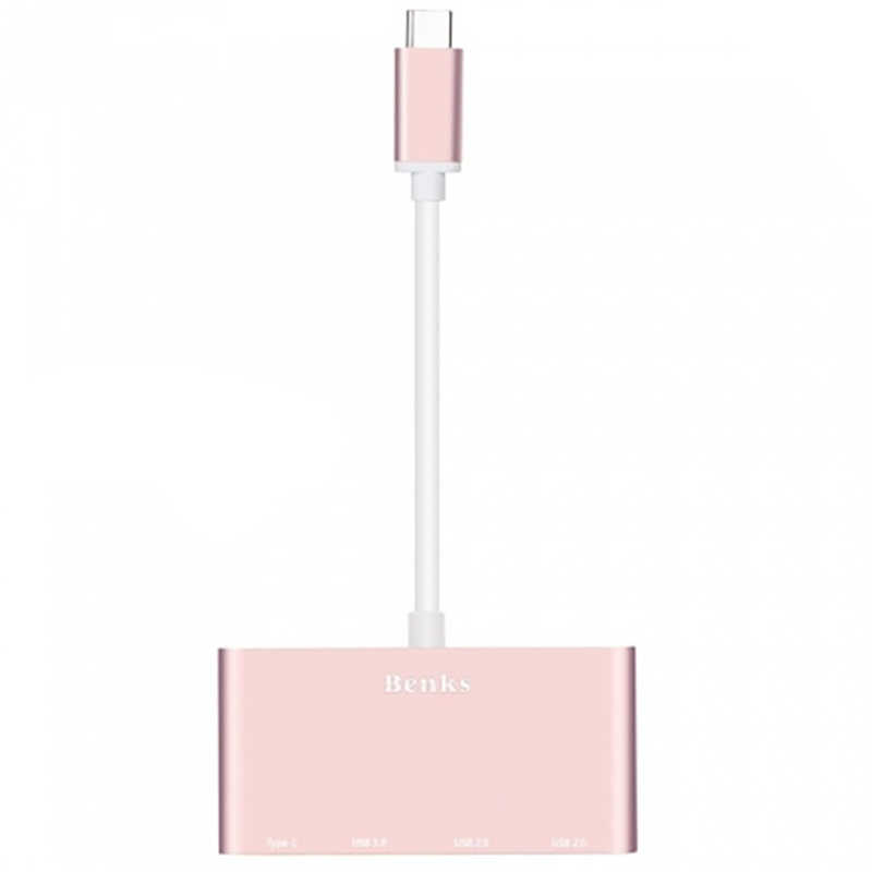 Benks U23 Type-C to 3 in 1 Usb Adaptör (Usb 3.0+2.Usb2.0) - 2