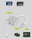 Benks U19 Type-C to 3 in 1 Adaptör (Usb 3.0+HDMI+Type-c) - 1