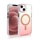 Apple iPhone 13 Uyumlu Kılıf M-safe Şarj Özellikli Transparan Renk Geçişli Zore Toros Kapak - 16