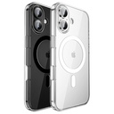 Apple iPhone 17 Uyumlu Kılıf M-safe Şarj Özellikli Transparan Sert PC Wlons Pita Kapak - 1