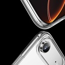Apple iPhone 17 Air Uyumlu Kılıf M-safe Şarj Özellikli Transparan Sert PC Wlons Pita Kapak - 3