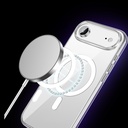 Apple iPhone 17 Air Uyumlu Kılıf M-safe Şarj Özellikli Transparan Sert PC Wlons Pita Kapak - 6