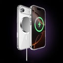 Apple iPhone 17 Air Uyumlu Kılıf M-safe Şarj Özellikli Transparan Sert PC Wlons Pita Kapak - 8