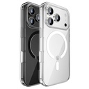 Apple iPhone 17 Pro Uyumlu Kılıf M-safe Şarj Özellikli Transparan Sert PC Wlons Pita Kapak - 1