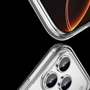 Apple iPhone 17 Pro Max Uyumlu Kılıf M-safe Şarj Özellikli Transparan Sert PC Wlons Pita Kapak - 5