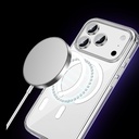 Apple iPhone 17 Pro Max Uyumlu Kılıf M-safe Şarj Özellikli Transparan Sert PC Wlons Pita Kapak - 6
