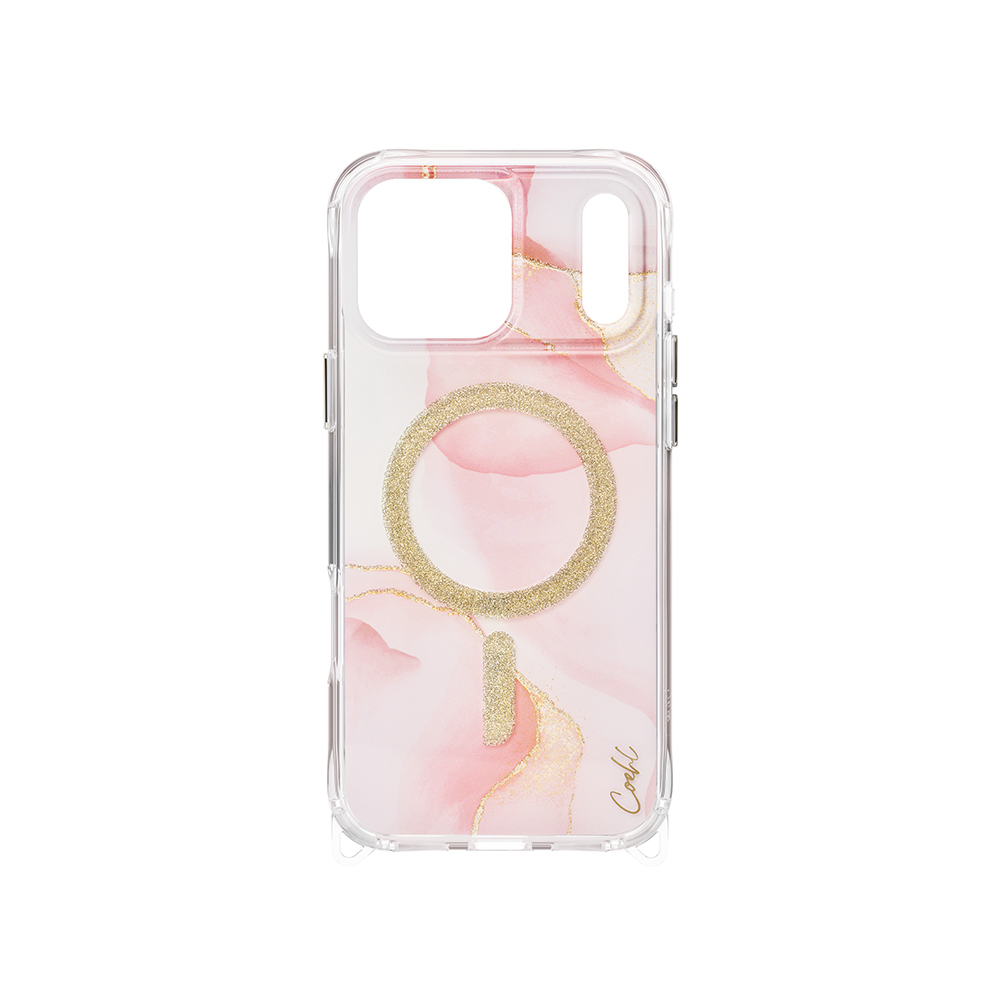 Apple iPhone 17 Pro Max Uyumlu Kılıf M-safe Şarj Özellikli Simli Magnetik Coehl Aeris Kapak - 1