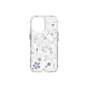 Apple iPhone 17 Uyumlu Kılıf M-safe Şarj Özellikli Şeffaf Arka Yüzey Çiçekli Coehl Amara Kapak - 1