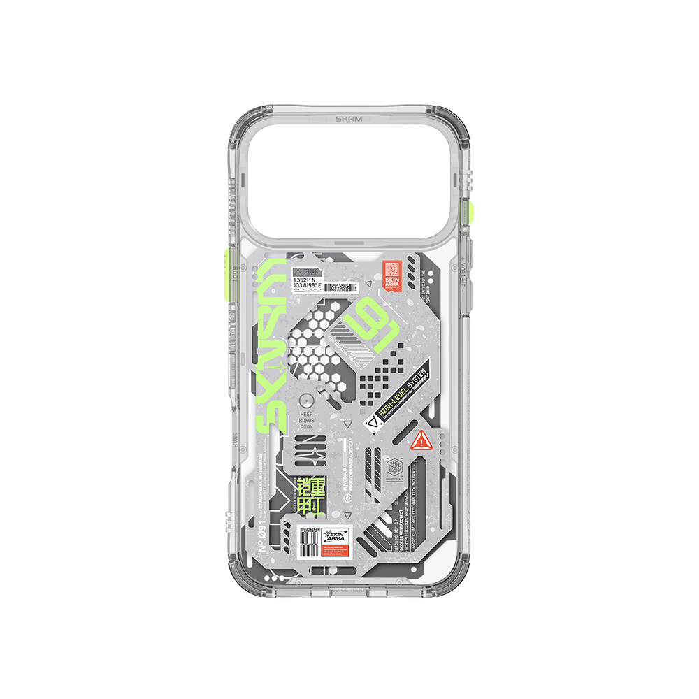 Apple iPhone 17 Pro Max Uyumlu Kılıf Desenli Airbag Tasarımlı Skinarma Spectra Kapak - 3