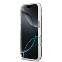 Apple iPhone 17 Uyumlu Kılıf Guess Orjinal Lisanslı Metal Kamera Çerçeveli Simli Aynalı Kapak - 11