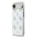 Apple iPhone 17 Air Uyumlu Kılıf Guess Orjinal Lisanslı Metal Kamera Çerçeveli Simli Aynalı Kapak - 3