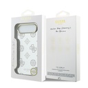 Apple iPhone 17 Air Uyumlu Kılıf Guess Orjinal Lisanslı Metal Kamera Çerçeveli Simli Aynalı Kapak - 7