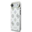 Apple iPhone 17 Air Uyumlu Kılıf Guess Orjinal Lisanslı Metal Kamera Çerçeveli Simli Aynalı Kapak - 8
