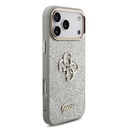 Apple iPhone 17 Pro Max Uyumlu Kılıf Guess Orjinal Lisanslı 4G Büyük Metal Kamera Çerçeveli ve Logolu Glitter Kapak - 10