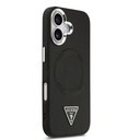 Apple iPhone 17 Uyumlu Kılıf Guess Orjinal Lisanslı M-safe Şarj Özellikli PU Deri Metal Kamera Çerçeveli Üçgen Logolu Kapak - 1