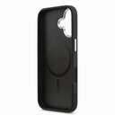 Apple iPhone 17 Uyumlu Kılıf Guess Orjinal Lisanslı M-safe Şarj Özellikli PU Deri Metal Kamera Çerçeveli Üçgen Logolu Kapak - 5