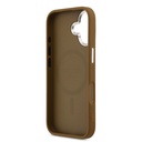 Apple iPhone 17 Uyumlu Kılıf Guess Orjinal Lisanslı M-safe Şarj Özellikli PU Deri Metal Kamera Çerçeveli Üçgen Logolu Kapak - 13