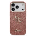 Apple iPhone 17 Pro Uyumlu Kılıf Guess Orjinal Lisanslı 4G Büyük Metal Kamera Çerçeveli ve Logolu Glitter Kapak - 16