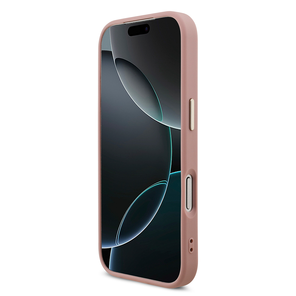 Apple iPhone 17 Pro Uyumlu Kılıf Guess Orjinal Lisanslı 4G Büyük Metal Kamera Çerçeveli ve Logolu Glitter Kapak - 18