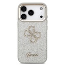 Apple iPhone 17 Pro Uyumlu Kılıf Guess Orjinal Lisanslı 4G Büyük Metal Kamera Çerçeveli ve Logolu Glitter Kapak - 23