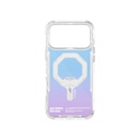 Apple iPhone 17 Pro Max Uyumlu Kılıf Skinarma M-Safe Şarj Özellikli IML Baskılı Holografik MYST Kapak - 3