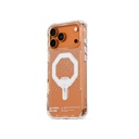 Apple iPhone 17 Pro Max Uyumlu Kılıf Skinarma M-Safe Şarj Özellikli IML Baskılı Holografik MYST Kapak - 6