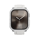Apple Watch 10 42mm Uyumlu Amazingthing Gleam Fit FullGuard Taşlı Sert PC Kasa ve Ekran Koruyucu - 2