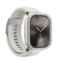 Apple Watch 10 42mm Uyumlu Amazingthing Gleam Fit FullGuard Taşlı Sert PC Kasa ve Ekran Koruyucu - 3