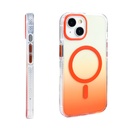 Apple iPhone 14 Uyumlu Kılıf M-safe Şarj Özellikli Transparan Renk Geçişli Zore Toros Kapak - 11