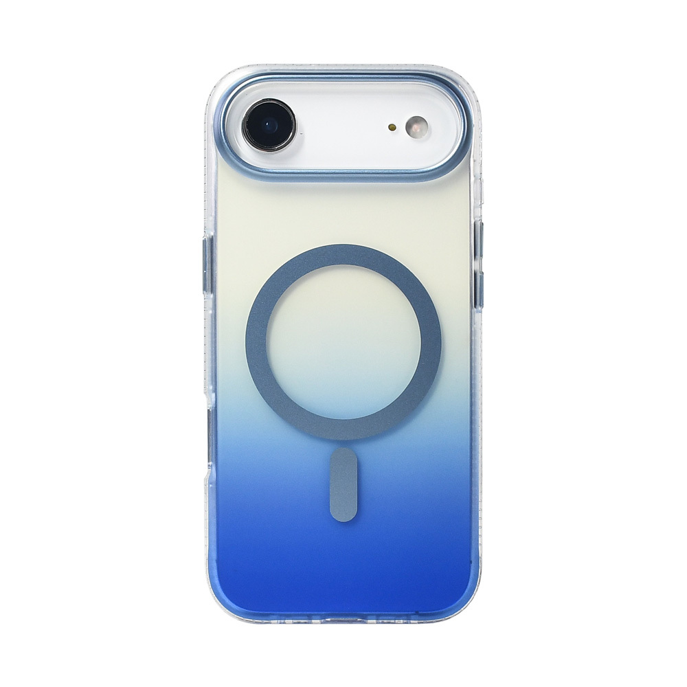 Apple iPhone 17 Air Uyumlu Kılıf M-safe Şarj Özellikli Transparan Renk Geçişli Zore Toros Kapak - 1
