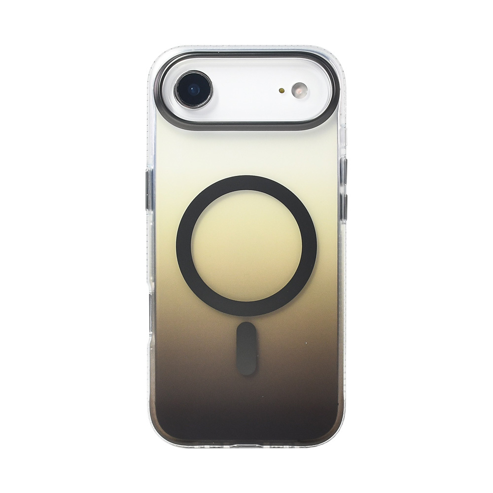 Apple iPhone 17 Air Uyumlu Kılıf M-safe Şarj Özellikli Transparan Renk Geçişli Zore Toros Kapak - 3