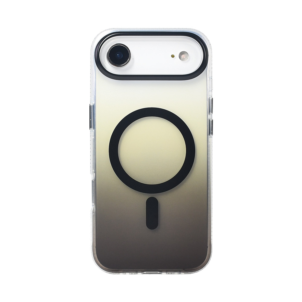 Apple iPhone 17 Air Uyumlu Kılıf M-safe Şarj Özellikli Transparan Renk Geçişli Zore Toros Kapak - 7