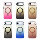 Apple iPhone 17 Air Uyumlu Kılıf M-safe Şarj Özellikli Transparan Renk Geçişli Zore Toros Kapak - 11