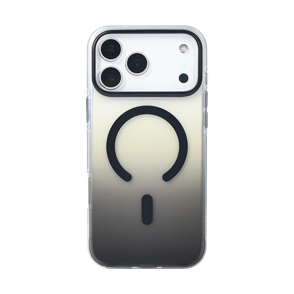 Apple iPhone 17 Pro Max Uyumlu Kılıf M-safe Şarj Özellikli Transparan Renk Geçişli Zore Toros Kapak - 7