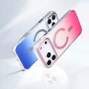 Apple iPhone 17 Pro Max Uyumlu Kılıf M-safe Şarj Özellikli Transparan Renk Geçişli Zore Toros Kapak - 19