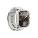Apple Watch 10 46mm Uyumlu Amazingthing Gleam Fit FullGuard Taşlı Sert PC Kasa ve Ekran Koruyucu - 2