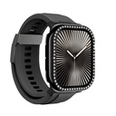 Apple Watch 10 46mm Uyumlu Amazingthing Gleam Fit FullGuard Taşlı Sert PC Kasa ve Ekran Koruyucu - 7