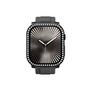 Apple Watch 10 46mm Uyumlu Amazingthing Gleam Fit FullGuard Taşlı Sert PC Kasa ve Ekran Koruyucu - 9