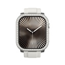 Apple Watch 10 46mm Uyumlu Amazingthing Gleam Fit FullGuard Taşlı Sert PC Kasa ve Ekran Koruyucu - 15