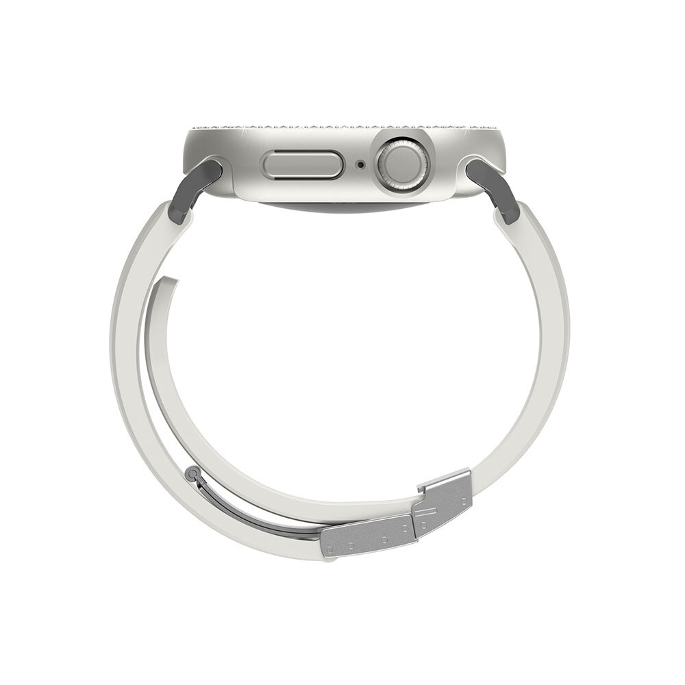 Apple Watch 10 46mm Uyumlu Amazingthing Gleam Fit FullGuard Taşlı Sert PC Kasa ve Ekran Koruyucu - 17