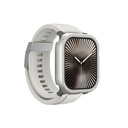 Apple Watch 10 46mm Uyumlu Amazingthing Gleam Fit FullGuard Taşlı Sert PC Kasa ve Ekran Koruyucu - 19