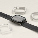 Apple Watch 10 46mm Uyumlu Amazingthing Gleam Fit FullGuard Taşlı Sert PC Kasa ve Ekran Koruyucu - 21