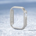 Apple Watch 10 46mm Uyumlu Amazingthing Gleam Fit FullGuard Taşlı Sert PC Kasa ve Ekran Koruyucu - 22