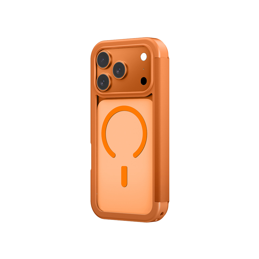Apple iPhone 17 Pro Max Uyumlu PU Kartlıklı Kapaklı Amazingthing Glamour Foilo Serisi Kılıf - 7