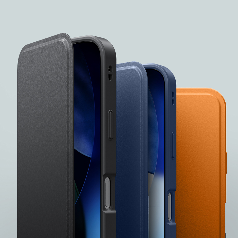 Apple iPhone 17 Pro Max Uyumlu PU Kartlıklı Kapaklı Amazingthing Glamour Foilo Serisi Kılıf - 20